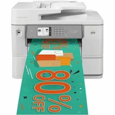 Produktbild von Brother MFC-J6959DW - Multifunktionsdrucker - Farbe - Tintenstrahl - A3/Ledger (Medien) - bis zu 25 Seiten/Min. (Kopieren) - bis zu 30 Seiten/Min. (Drucken) - 850 Blatt - 33.6 Kbps - USB 2.0, LAN, Wi-Fi(n), NFC, USB 2.0-Host