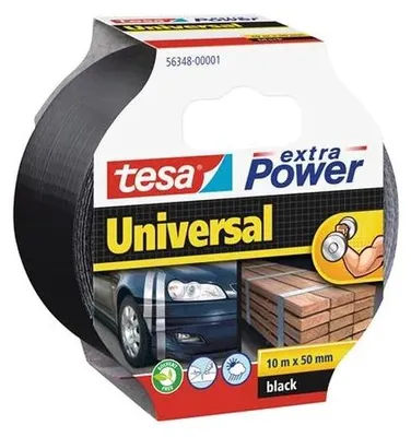 Obrázok produktu pre Textilná páska, 50 mm x 10 m, TESA "extra Power", čierna