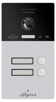 Zdjęcie produktu dla Panel do systemu wideointerkomu MIP-300, kolor czarny, model 2B, producent Myers