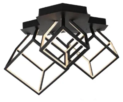 Immagine prodotto di V-TAC VT-7921 Lampadario LED a soffitto 3 Cubi colore nero a plafone 64x35.9x41CM 46W 3000k - 15342