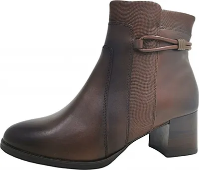 Imagen del producto de Tamaris: Botas cómodas para mujer, color marrón, con cremallera, ideales para uso diario