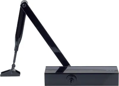 Produktbild von Türschließer für alle Profile DORMA - Standardarm - Öffnungsbremse - Kraft 2/4 - Schwarz - 27112219