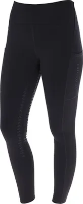 Produktbild von Covalliero Kinder Reitleggins Winter Riding Tight Grip black Anniversery H/W 2025, Größe:128/134