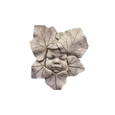 Produktbild von Blütenkind für den Garten aus Steinguss Neu Frostfest Witterungsbeständig, Blütenbaby Steinfigur Gartenfigur zur Dekoration SU-2124