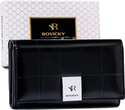 Image de Porte-monnaie femme cuir+PU RPX-23-3-7950 Noir