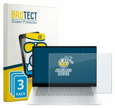 Produktbild von 3x BROTECT Entspiegelungs Schutzglas für HP OmniBook X 17-de0776ngx Schutzfolie Panzer Folie Glas Display Schutz matt