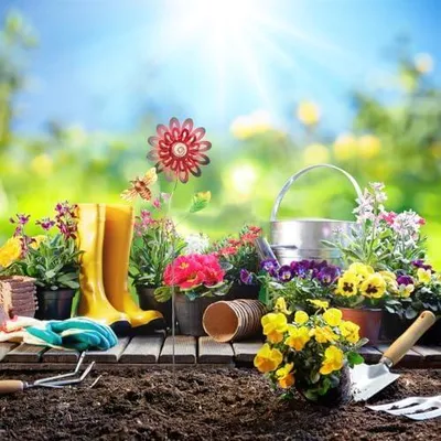 Produktbild von Metallene Blumenstecker als wetter- und UV-beständige Gartendekoration aus Eisen für Garten, Terrasse, Rasen und Gehwege