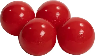 Obrázok produktu pre MeowBaby plastové loptičky do kúpeľa 7 cm, detské plastové loptičky na hranie, 50 kusov: červená