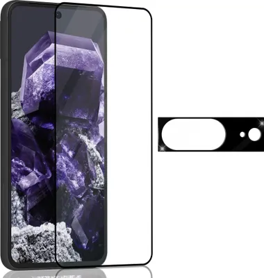 Produktbild von 1 Pack Displayschutzfolie für Google Pixel 8 und 1 Pack Linsenschutz – gehärtetes Glas 9H – 3D in Supqualität