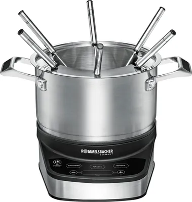 Produktbild von Rommelsbacher F 1200 Fondue mit 6 Fonduegabeln, Thermostat