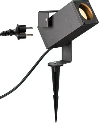 Produktbild von SLV 1004652 THEO BRACKET SP QPAR51, Outdoor Erdspiessleuchte anthrazit IP65