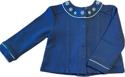 Produktbild von Chicco Mädchen Strickjacke Pullover ungeknöpft navy blau 86