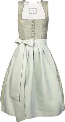 Produktbild von Midi Dirndl Ina Hellgrün Größe 38 mit einer Rocklänge von ca. 66 cm