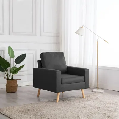 Zdjęcie produktu dla Maison Exclusive – fotel z ciemnoszarą tapicerką