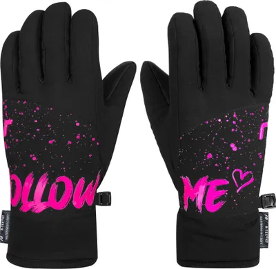 Produktbild von Reusch Fingerhandschuhe Beatrix R-TEX® XT Junior extra warm und wasserdicht 7720 black/pink glo 6