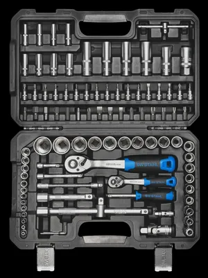 Obrázek produktu pro Sada nástrčných klíčů z oceli SW, 1/4", 1/2", 97 dílů 07797L