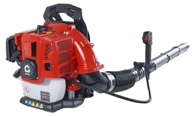 Produktbild von Laubbläser - Rucksack - Benzin 52cc 2-Takt - 780 CFM - 270 MPH - 2,2 PS - Rot