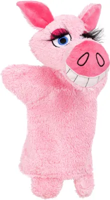 Obrázek produktu pro Maňásek na ruku Prase 30 cm, růžový, 20407A