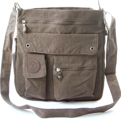 Produktbild von Tasche Umhängetasche Handtasche Bag Street Nylon Braun Ta5078