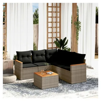 Produktbild von Ecklounge für den Balkon mit Stauraum, Gartenlounge, Rattan Sofa, Outdoor Sitzecke, Balkonmöbel