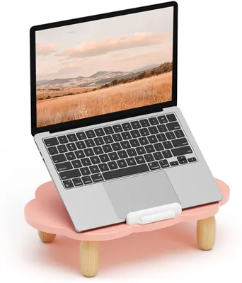 Obrázek produktu pro Nastavitelný cloudový stojan na notebook - Růžový, vhodný pro notebooky 10-17,3"