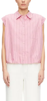 Productafbeelding van COMMA damesblouse – mouwloos, relaxte pasvorm, elastische zoom