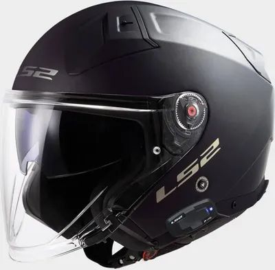 Produktbild von LS2 Jethelm "OF603 Infinity II Solid" He schwarz matt, Gr. 53 / 54 = XS