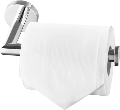 Produktbild von Toilettenpapierhalter, WC Edelstahl Klopapierhalter für Küche und Badzimmer Toilette Toilettenpapier Chrom