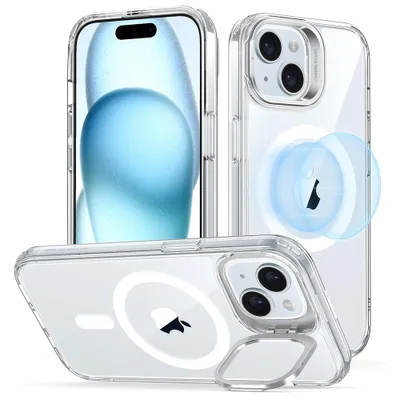 Obrázok produktu pre ESR Classic Hybrid HaloLock Kickstand kryt na - iPhone 15 - transparentná