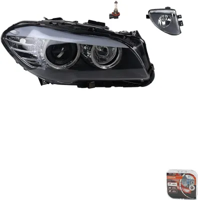 Obrázok produktu pre Johns, svetlomety + Osram Night Breaker Laser vhodné pre BMW 5 F10 F11 03/10-06/13R 63117203240 7203240 63177216888 7216888