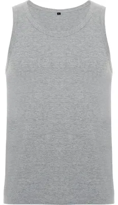 Image de Roly - Haut sans manches pour homme « Texas » LT3658 (L) (gris chiné)