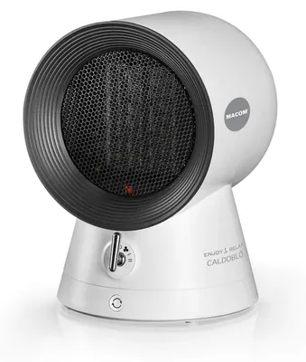 Immagine prodotto di Macom Caldoblò Indoor Nero, Bianco 1500 W Termoventilatore elettrico