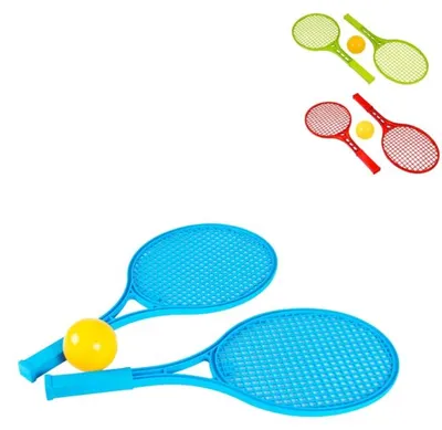Immagine prodotto di Set Tennis Sun Fun 2 Racchette Con Palla 42 Cm