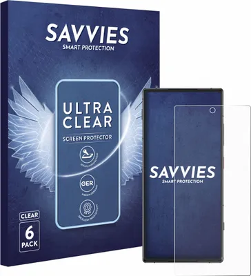 Produktbild von 6x Für ZTE Nubia Z70S Ultra Schutzfolie Savvies Displayschutz Display Schutz Folie Klar Transparent