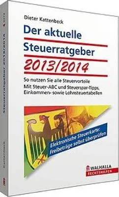 Immagine prodotto di Kattenbeck, D: Der aktuelle Steuerratgeber 2013/2014