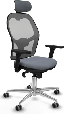 Image de Chaise de bureau avec appui-tête Piqueras y Crespo 3D086G2 Gris