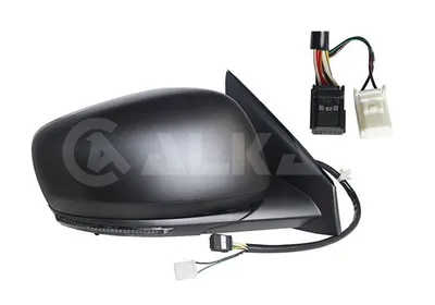 Produktbild von ALKAR 6140330 Außenspiegel Seitenspiegel Rechts für RENAULT Kadjar (HA, HL) Beheizt Konvex Grundiert Elektrisch