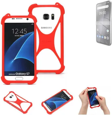 Produktbild von K-S-Trade Handy-Hülle kompatibel mit Gigaset GS5 Pro SE Schutz-Hülle Bumper Silikon Schutz Hülle Cover Case Silikoncase Silikonbumper TPU Softcase