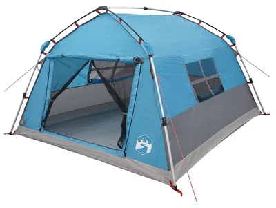 Produktbild von vidaXL Schnellzelt wasserdicht 4 Personen Blau