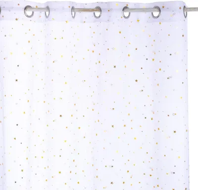 Produktbild von Fenstervorhang, mit Sternen - 140 x 250 cm
