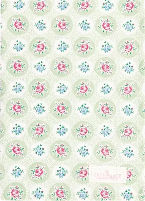 Produktbild von Greengate Elle Geschirrtuch pale green 70x50cm
