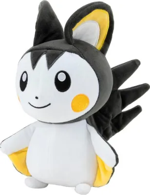 A plush toy of the Pokemon character Emolga.