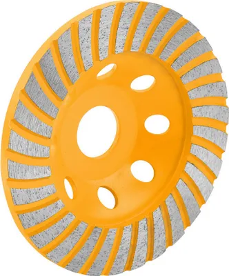 Produktbild von Tolsen Segmentierte Turbo-Topfschleifscheibe 125 mm – 22,22 mm Aufnahmebohrung – Für Beton, Naturstein und Baustoffe - Maxami