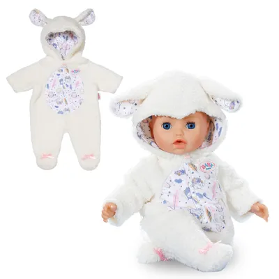 Produktbild von BABY born Schäfchen-Onesie 43cm mit Öhrchen und süßen Details