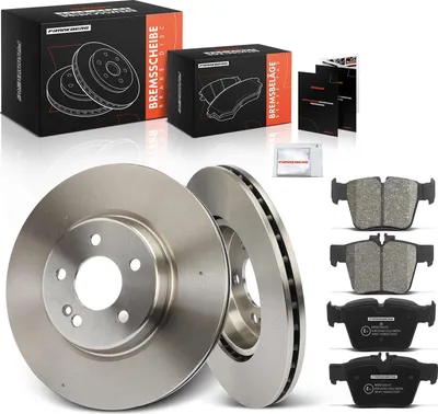 Image de Frankberg 2x disques de frein 4x plaquettes de frein essieu arrière pour Mercedes-Benz Classe C W205 A205 C205 S205