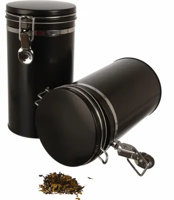 Image de Ensemble 2 | Boîtes à café "KOFI" élégantes avec fermeture à clip - Qualité supérieure