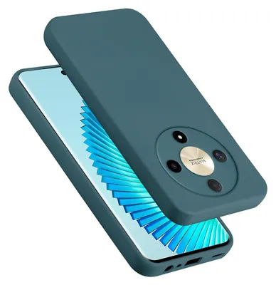 Image de Cadorabo Housse pour Honor Magic 6 Lite 5G Housse en silicone Étui en silicone liquide pour téléphone portable, résistant aux rayures et aux chocs pour Honor Magic 6 Lite 5G