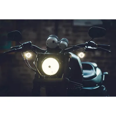 Obrázek produktu pro Kellermann Bullet 1000® PL bílá - LED indikátor s polohovým světlem chrom matný