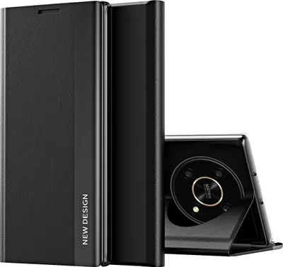 Obrázek produktu pro Honor X9 Pouzdro, MagnetickéPolyuretanKožené Pouzdro s Funkcí Stojánku pro Honor X9 černé