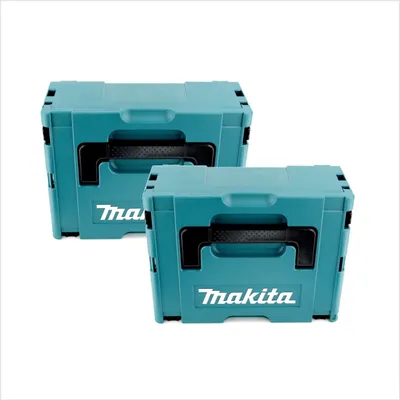Produktbild von 2x Makita Kunststoff Werkzeug Koffer MAKPAC 2 - ohne Einlage
